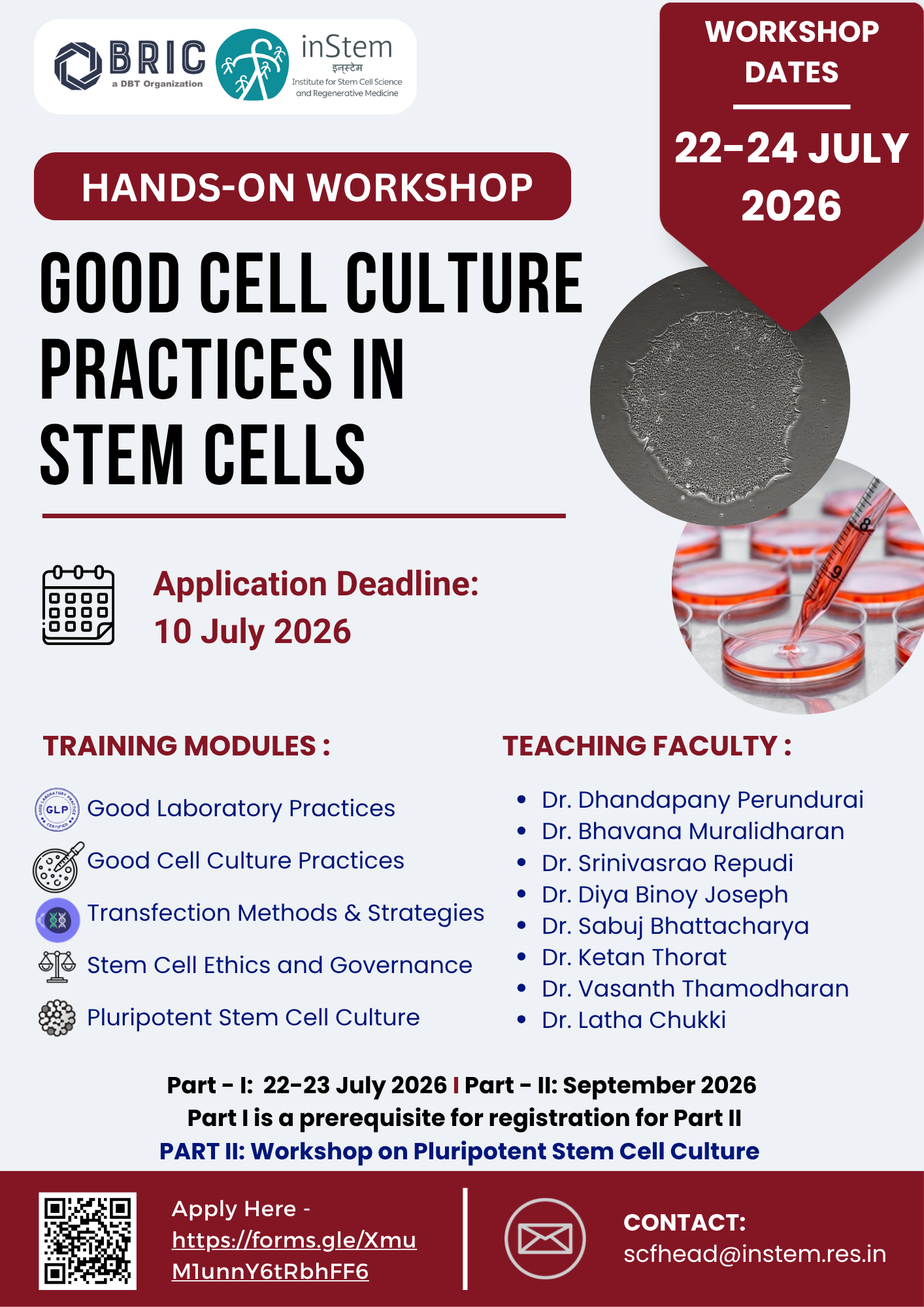 SCF Workshop Poster